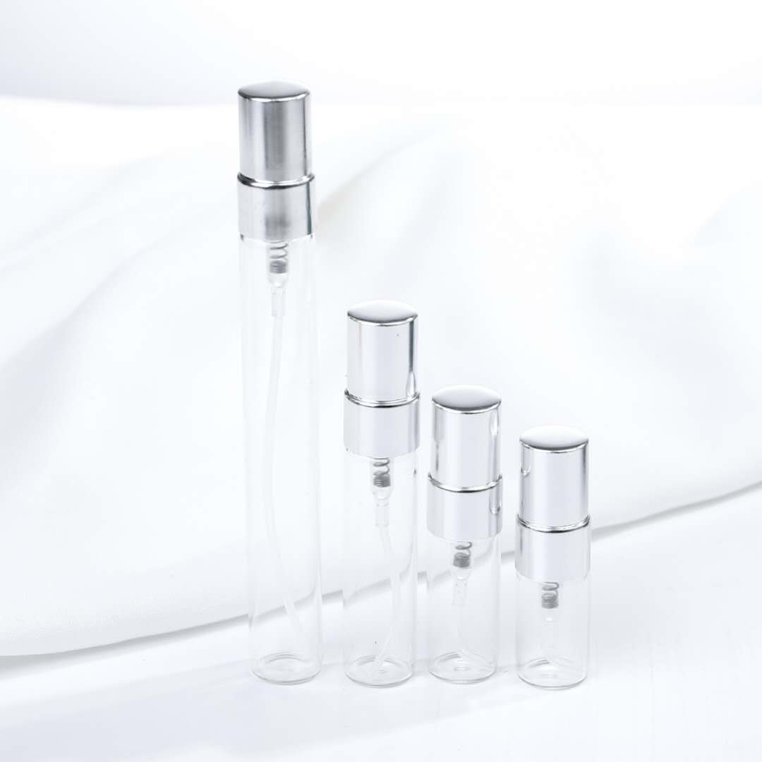 Clear Bottle With Silver Pump