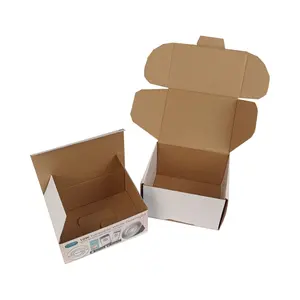 재활용 골판지 소형 제품 포장 상자 사용자 정의 인쇄 Led 전구 인쇄 배송 상자