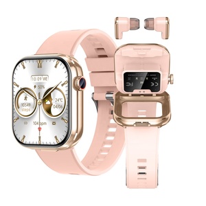 Usine Vanssa Couverture rabattable ultra-mince Design AI Voice HIFI 9D Lecteur <span class=keywords><strong>de</strong></span> contrôle <span class=keywords><strong>de</strong></span> la musique T99 Écouteurs Sport Montre intelligente avec écouteurs - Product Image 1