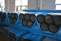 TUYAUX EN ACIER ENDUITS EN PLASTIQUE ROUGE 200um TUYAUX EN ACIER ASTM A795 UL