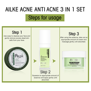 Nuevos controles de personalización espinillas eliminación de acné Hotel hecho a mano árbol de té orgánico acné cuidado de la piel conjunto para diario - Product Image 5