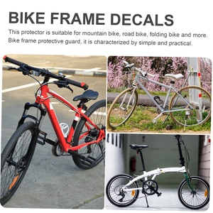 Bike Chain Stay Protector Silicone Frame Protective Stickers Anti-Scratch Films Sturdy <b>Bicycle</b> Protection <b>Accessories</b> - Product Image 6