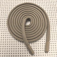 Cordon de serrage plat tressé semi-rond en nylon coloré pour ceintures de pantalons de sport et cordons de capuche de sweats à capuche