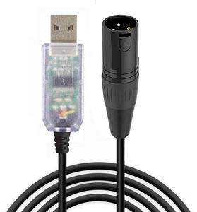 <span class=keywords><strong>Cable</strong></span> <span class=keywords><strong>USB</strong></span> a <span class=keywords><strong>DMX</strong></span>, Adaptador RS485, Convertidor XLR Hembra, Interfaz DMX512, Software Freestyler, Control por PC, <span class=keywords><strong>Cable</strong></span> Dimmer - Product Image 1