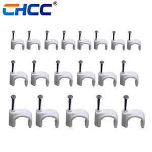Customized Wholesale <strong>Plastic</strong> 8mm, Desktop Cable <strong>Clip</strong> Holder Wire Nail <strong>Clip</strong> - Product Image 4