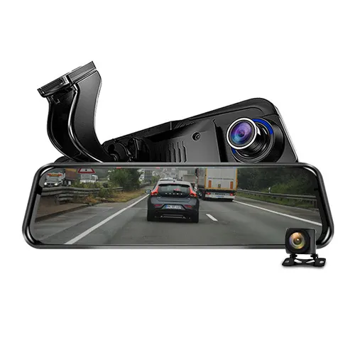 ADAS Voiture Miroir Android 4G DVR Caméra 10 "Auto Rétroviseur 1080P WiFi GPS Dash Cam Registraire enregistreur vidéo