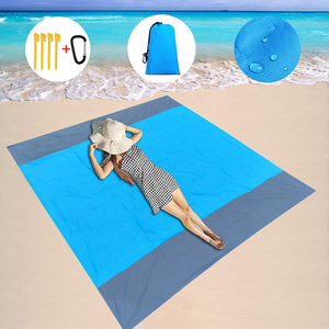 Matelas <span class=keywords><strong>de</strong></span> pique-nique en polyester PU étanche 210D, léger et lavable, non gonflable, couverture, tapis <span class=keywords><strong>de</strong></span> <span class=keywords><strong>plage</strong></span>, sans sable, pour 3 à 7 <span class=keywords><strong>personnes</strong></span> - Product Image 5