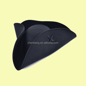 Cappello <span class=keywords><strong>da</strong></span> <span class=keywords><strong>Pirata</strong></span> Nero Personalizzabile, Vendita all'Ingrosso di <span class=keywords><strong>Cappelli</strong></span> di Paglia One Piece per Bambini e Adulti - Product Image 3