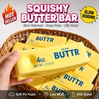 Jouets Squishy : Balle anti-stress souple en forme de beurre, jouet à presser en PU anti-stress en forme de bâton de fromage, très populaire, pour filles de 14 ans et plus