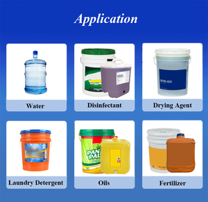 Machine de remplissage semi-automatique de grand seau à pompe à engrenages avec ligne de convoyeur à rouleaux pour barils de gallon barils d'essence barils - Product Image 4