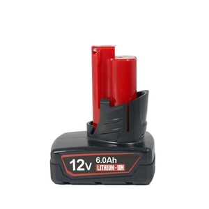 Batería de Litio de 12V 3Ah 5Ah 6Ah para <span class=keywords><strong>Milwaukee</strong></span> M12 XC 48-11-2410 48-11-2420 48-11-2411, Batería para Herramientas Inalámbricas de <span class=keywords><strong>12</strong></span> Voltios - Product Image 1