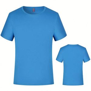 Blank Sublimation Dry Fit T Shirt <b>Polyester</b> Men's T-shirt Plain <b>Tshirts</b> With Logo Custom Logo Printed DTG Sports T Shirt for Men - Product Image 4