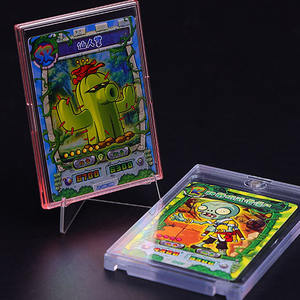 Présentoir de paquet Booster <span class=keywords><strong>pokemon</strong></span> personnalisé étui Booster boîte de fermeture étui Booster de cartes à collectionner boîte Booster étui de protection unique - Product Image 2