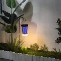 Bug Zapper solaire pour extérieur et intérieur 2800V Mosquito Zapper piège à mouches étanche Portable Rechargeable MosquitoKillerwithLEDLight