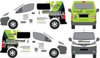 Autocollant personnalisé pour food truck, film d'impression vinyle auto-adhésif imperméable pour la restauration mobile