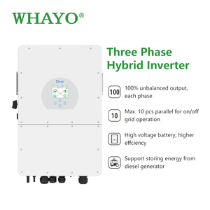 Sistema de Energía Solar Fotovoltaica Whayo de 15KW, 20KW, 25KW, 30KW, Sistema de Almacenamiento de Energía Híbrido de 50KW, 80KW para Uso Residencial - Product Image 4