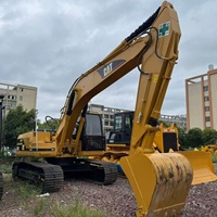Excavatrice sur chenilles hydraulique d'occasion Caterpillar CAT320B modèle 20 tonnes avec moteur et boîte de vitesses