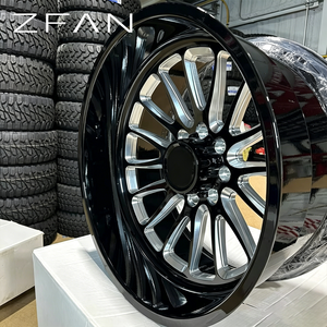 Ruedas Cóncavas Negras de Aleación de Aluminio Forjado ZFAN 24x12/26x10/28x14 8x170/8x180/8x6.5/6x5.5 para GMC / F250/F350 - Product Image 2