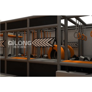 Obstáculos ninja warrior para niños <span class=keywords><strong>pequeños</strong></span>, equipo de patio interior - Product Image 4