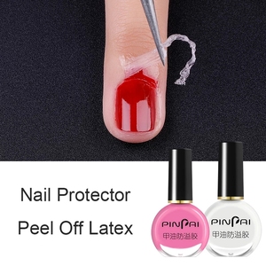 10 ml <span class=keywords><strong>Esmalte</strong></span> de <span class=keywords><strong>uñas</strong></span> Líquido Peel Off Tape Proteger Pegamento Barniz Anti-derrame Látex Secado rápido Cuidado DE LA PIEL Nail Art Protector - Product Image 2