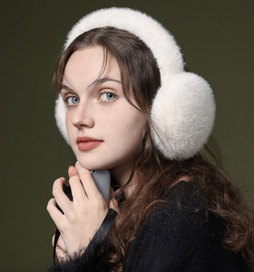 Vente en gros, <span class=keywords><strong>cache</strong></span>-oreilles en peluche imitation lapin vison pour <span class=keywords><strong>fille</strong></span>, <span class=keywords><strong>cache</strong></span>-oreilles chaud pour l'hiver pour femme, couvre-oreilles doux pour l'hiver - Product Image 6