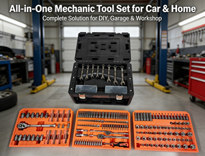 320-Piece Professional <strong>Mechanic</strong> <strong>Tool</strong> <strong>Set</strong> 1/4" 3/8" 1/2" Drive Socket Wrench <strong>Set</strong> with 3-Drawer Storage Case OEM - Product Image 4