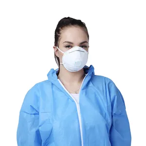 Manufacturer CE Certificated Disposable Breathable Respirator Face Mask disposable En 149 Ffp2 Dust Mask with Valve