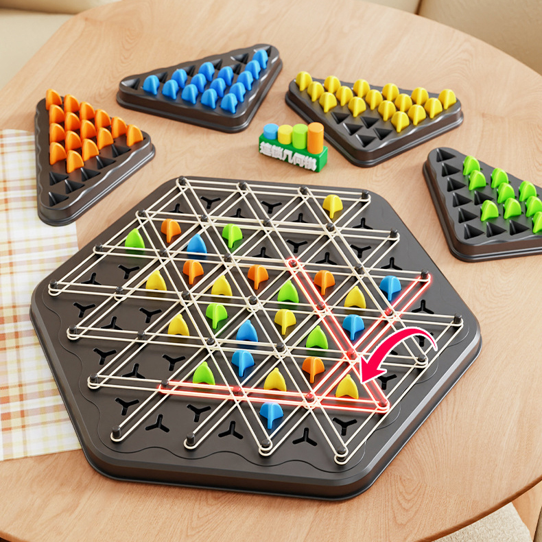 Educational Desktop Puzzle Toys Chain Triangle
