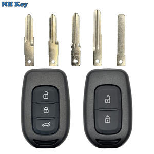 Coque de clé de voiture à distance pour Renault Duster Sandero Logan Clio Captur <span class=keywords><strong>Laguna</strong></span> Scenic <span class=keywords><strong>2015</strong></span> 2016 Fob 2/<span class=keywords><strong>3</strong></span> boutons Remplacement - Product Image 1