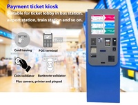 Kiosques automatiques personnalisés pour billets de paiement en espèces Kiosques pour terminaux en libre-service à écran tactile Kiosques pour machines de paiement