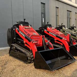 Cartiwell SCW-1200 gratis pengiriman selip <span class=keywords><strong>Mini</strong></span> Steer <span class=keywords><strong>Loader</strong></span> multifungsi mesin pemuat <span class=keywords><strong>Mini</strong></span> Fully Ulis dengan lampiran - Product Image 2