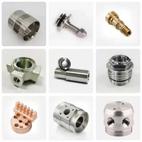 Usinage CNC de laiton, du cuivre, de l'acier et de l'aluminium, tournage, fraisage, pièces en laiton CNC, composants sur mesure