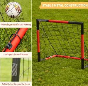 <span class=keywords><strong>Porte</strong></span> da Calcio per Giardino con Reti di Protezione Resistenti per Allenamento di Calcio, per Centri Sportivi e Scuole - Product Image 3