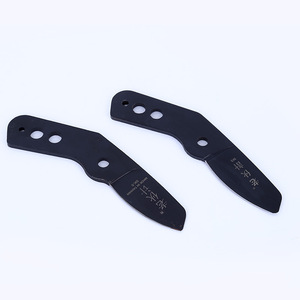 As-025 Replacement Blades For Pruning Shears Sk5 Steel Black 2 Pieces Garden Tool Accessory - Product Image 1