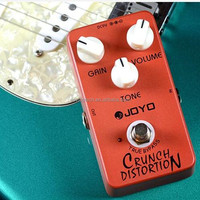 JOYO Pédale d'effets de distorsion JF-03 Crunch pour instruments à cordes de guitare Pièce et accessoire