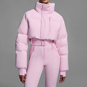Traje de Esquí de Una Pieza con Cuello Alto para <span class=keywords><strong>Mujer</strong></span> CONMR, Impermeable, Transpirable y Resistente al Viento para Uso en Exteriores en Invierno - Product Image 4