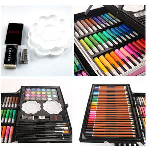 Juego de Arte de 145 Piezas en Caja de Aleación de Aluminio, Kit de Pintura, Materiales de Arte de Colores, Juego de Dibujo para Niños - Product Image 6