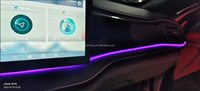 Kit d'éclairage d'ambiance LED RGB pour voiture Flyming, synchronisation musicale, contrôle par application smartphone, 12V 10W, bande multicolore, rénovation de l'intérieur de la voiture