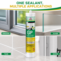 Adhésif silicone acide de qualité professionnelle, séchage rapide, faible teneur en COV, forte adhérence, mastic pour aquarium, porte en verre, fenêtre, applications sanitaires