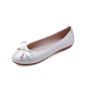 Летние женские балетки из искусственной кожи - Product Image 4