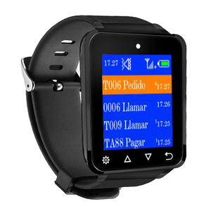 reloj de pulsera <span class=keywords><strong>buscapersonas</strong></span> vibradores para restaurantes sistema de llamada de camarero inalámbrico - Product Image 4