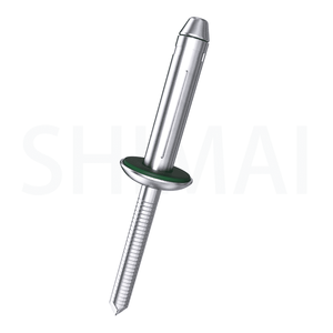 Remache ciego estructural de aluminio impermeable con goma para fijación de bombillas - Product Image 3