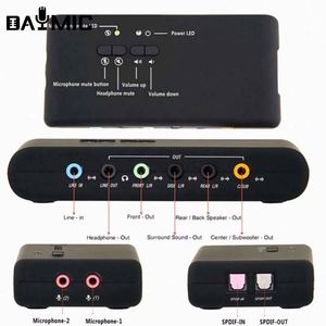 Interface Audio USB 2.0 Professionnelle 7.1 pour Studio d'Enregistrement, Carte Son 8 Canaux, Vente en Gros Usine - Product Image 5