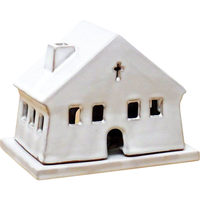 Brûleur d'encens religieux en céramique OEM personnalisé, ajouré, lumineux, minimaliste, moderne, nordique, pour décoration de Noël à la maison