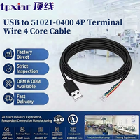Cable de Conexión USB 2.0 a Macho 51021-04 Hecho a Medida