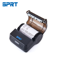 Imprimante thermique portable de reçus de petite taille 80 mm, imprimante mini sans fil en stock, batterie rechargeable 203 dpi