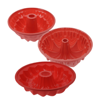 Moules à gâteau en silicone de qualité alimentaire de 9 pouces, couleur aléatoire, moules à muffins et à tartelettes, outils de pâtisserie pour desserts
