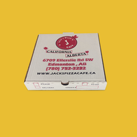 Boîte d'emballage pour pizza à plat personnalisée, de qualité alimentaire, pour hamburgers, en carton ondulé E-Flute, fabriquée en usine, Stpp