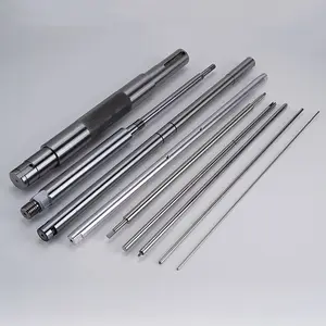Factory Manufacturing Customized Precision Spindle Shaft Grinding Knurling Processing Long Mini Double Shaft Gear CNC Turning