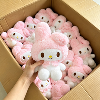 Peluches personnalisées OEM My Melodyed Anime Doll, jouets anti-stress en peluche de 8 pouces, animaux en peluche pour machine à grue d'arcade pour magasin